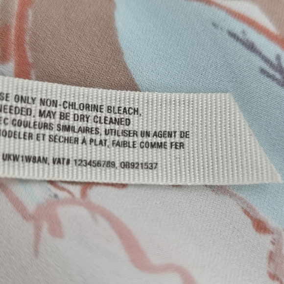 Intimately Free People Tank Top Beige Floral Sleeveless Keyhole Tie Back Large - Picture 10 of 10